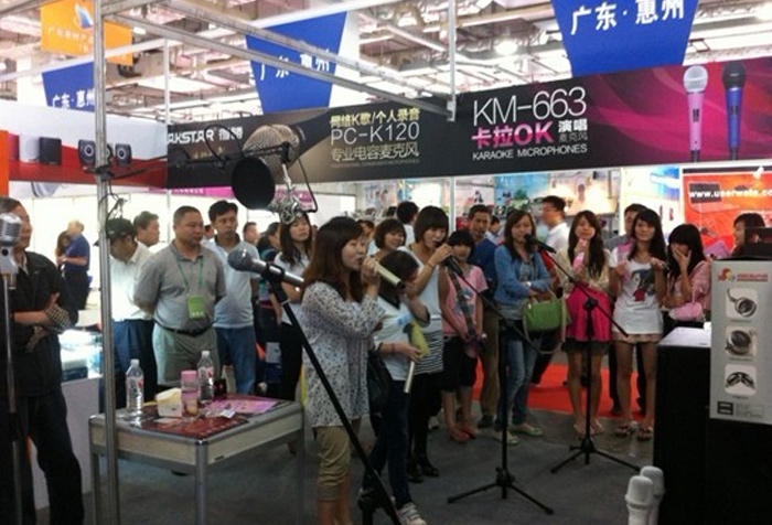 2012年6月得胜参加广东惠州市产品（长沙）展销会