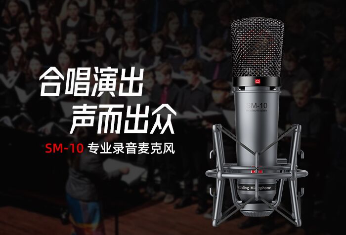 新品发布丨合唱演出 声而出众——SM-10专业录音麦克风