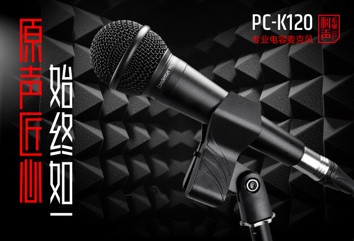 新品发布丨原声匠心 始终如一 ——PC-K120手持电容麦克风